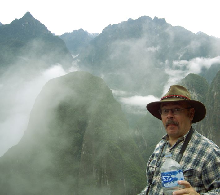 Me, Machu Picchu and clouds